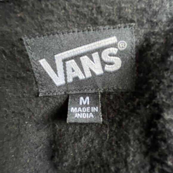 Vans Drill Chore Coat Gray Full Zip Lined Herringbone Pattern Cotton Men Sz Med - Picture 12 of 16